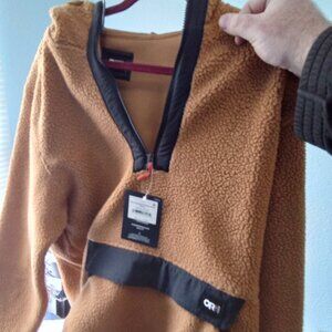 Outdoor Research Men's hooded half-zip jacket